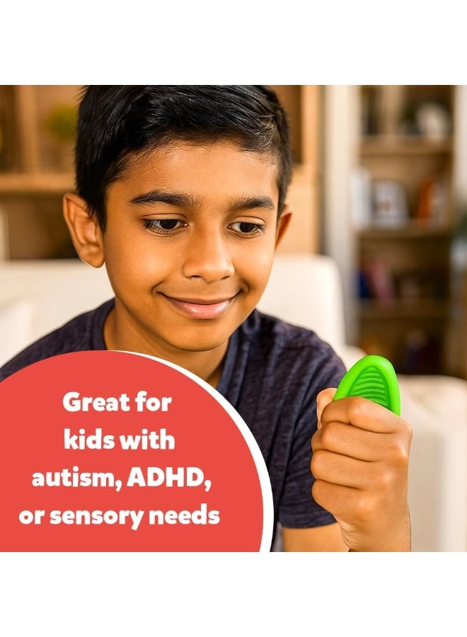 abley's Sensory Stones for Autism Support, Colorful Textured Fidget Toys, Tactile Stimulation Set with 6 Different Patterns, Educational Development - Image 5